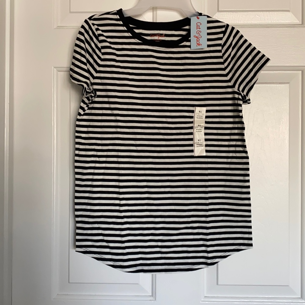 Girls striped tee